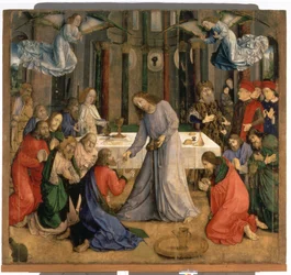 Das letzte Abendmahl oder die Kommunion der Apostel, 1474